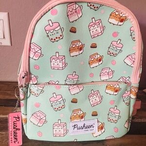 Pusheen Mint and Pink Kids Backpack